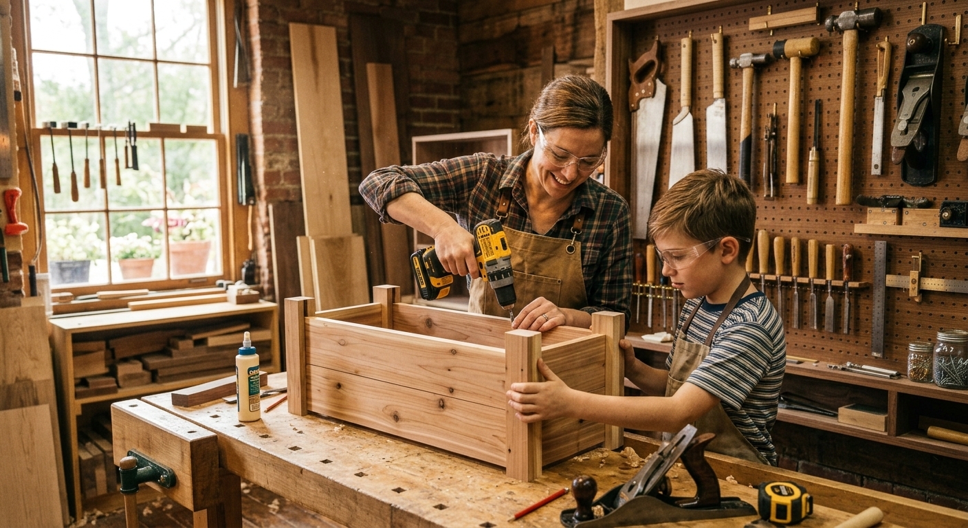 How to Build a DIY Wooden Planter Box: A Step-by-Step Guide for Home & Garden